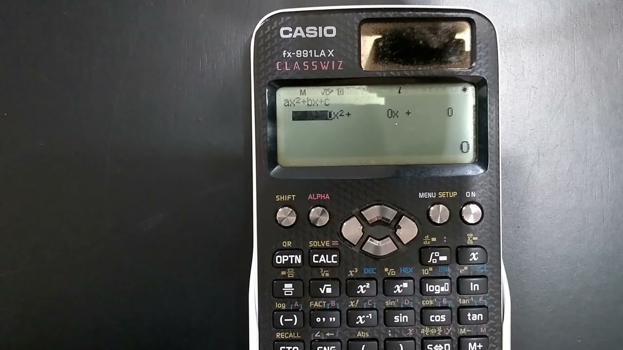 Apresentação da calculadora Casio Fx-991 LAX