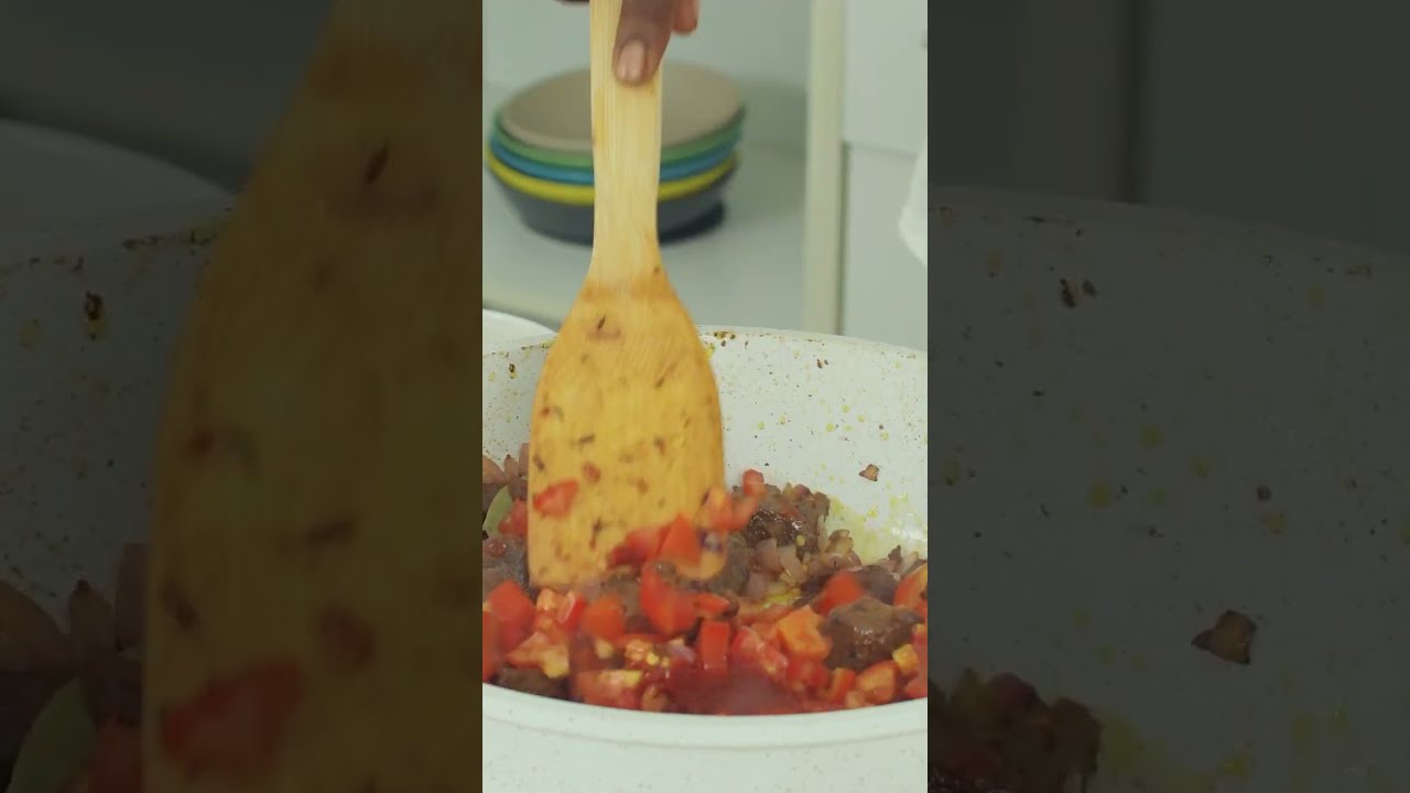This stewed beef potatoes is so good