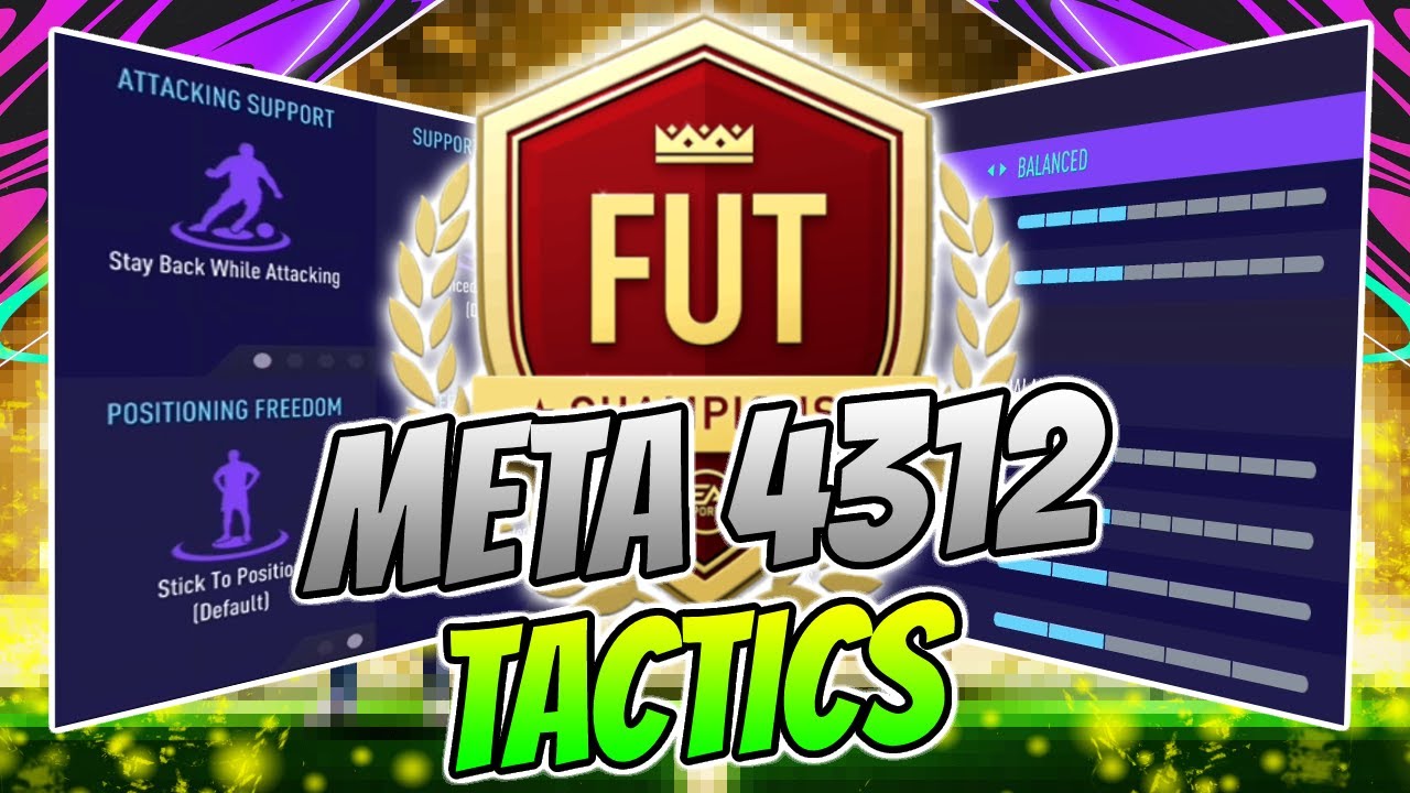 META *END GAME* 4312 CUSTOM TACTICS + INSTRUCTIONS | BEST FORMATION | FIFA 21