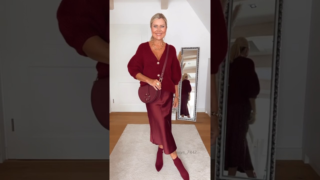 Fashion Tips for Older Women 👗👠💄#50sfashion #fashiontrends #ootd #fashionstyle #fashion