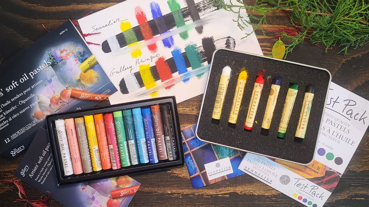 SENNELIER TEST PACK VS GALLERY MUNGYO | OIL PASTEL