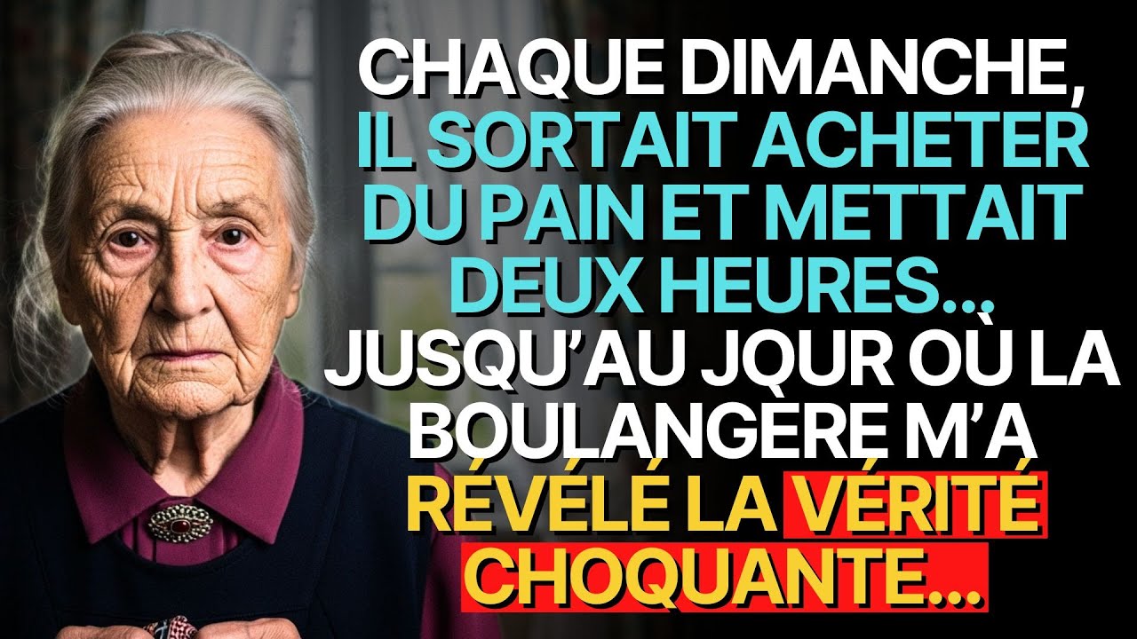 Histoire vraie de cette grand-mère👵💗: CHAQUE DIMANCHE, IL SORTAIT ACHETER DU PAIN ET METTAIT DEUX...