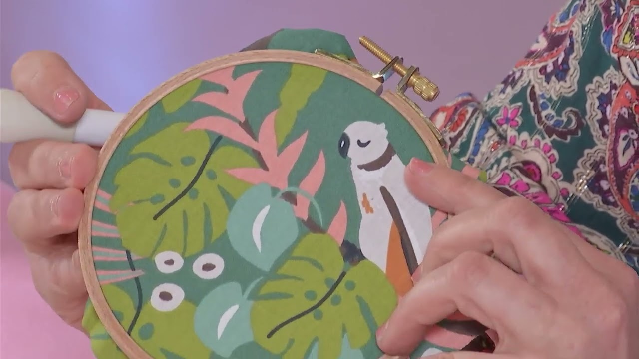 Pic et Point - Démonstration de Punch Needle - Salon Pour l'Amour du Fil 2022 (FR)
