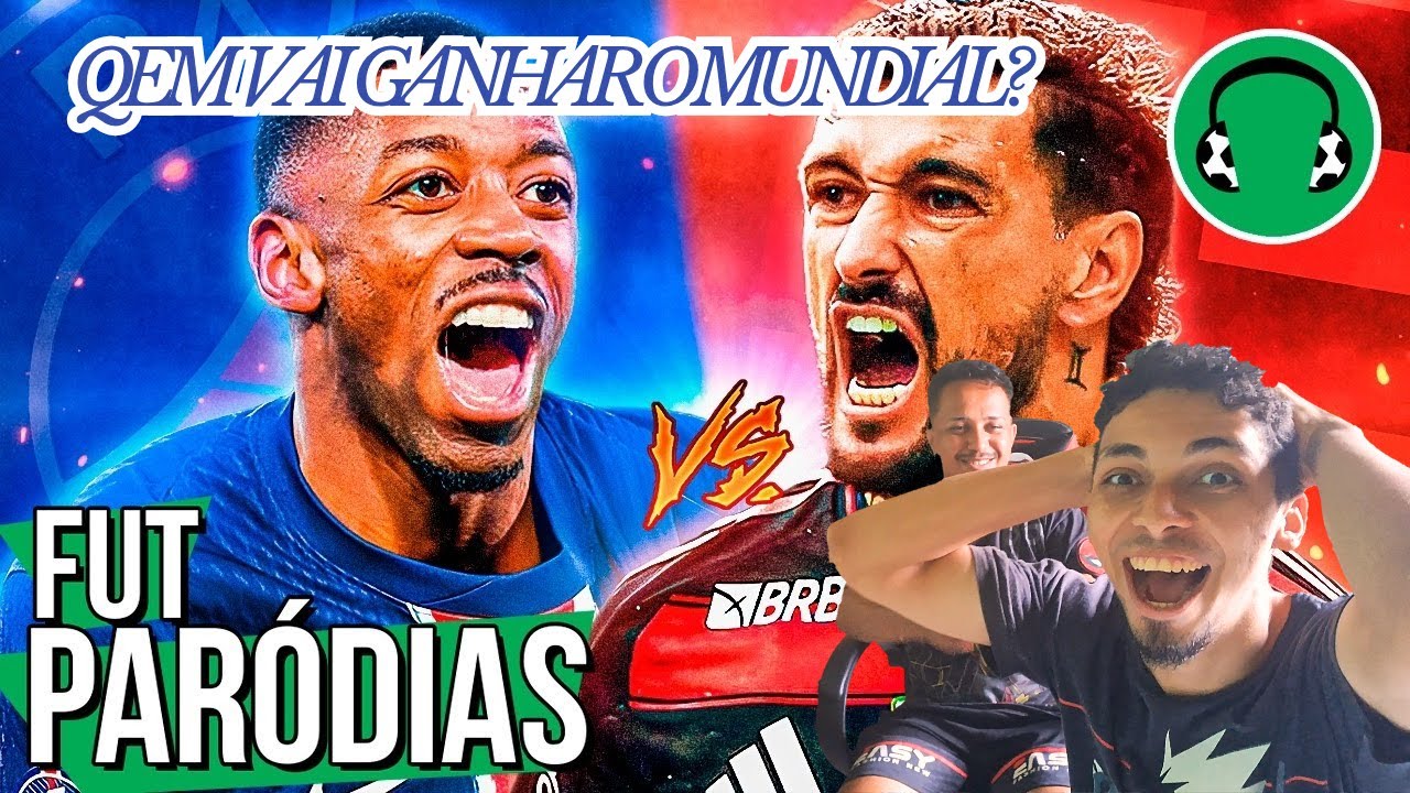(FUTPARÓDIAS)🎶 FLAMENGO OU PSG: QUEM VAI LEVAR O MUNDIAL?| REACT