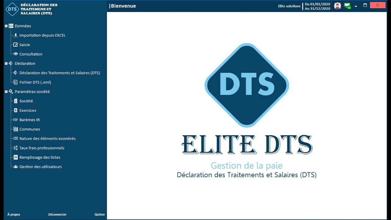 #02 EliteDTS : Importer, Contr&ocirc;ler et Imprimer vos Etats 9421 et g&eacute;n&eacute;rer vos  fichiers XML (EDI)