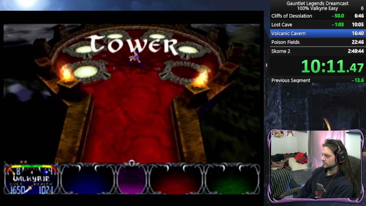 Gauntlet Legends 100% with Valkyrie on Dreamcast