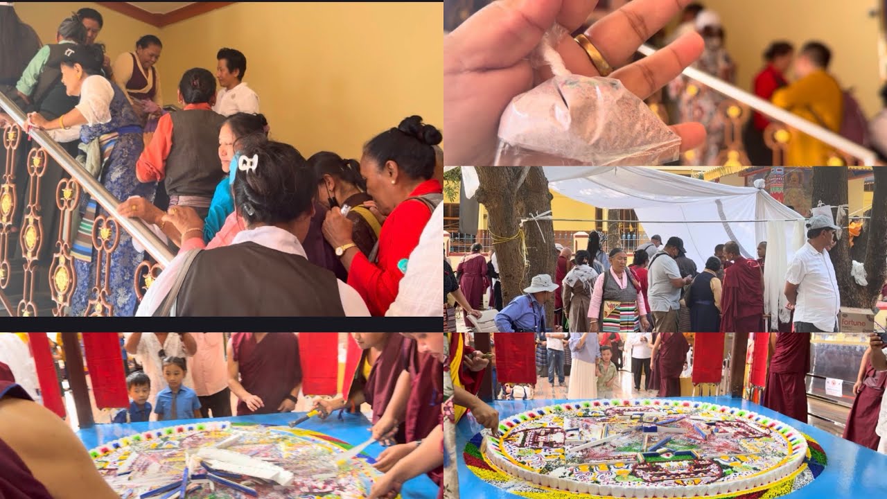 ད་རིང་ཉི་ཤུ་ལྔའི་དགའ་ལྡན་སྒྲུབ་མཆོད་ཆེན་པོ་།#mundgod#tibetanvlogger 