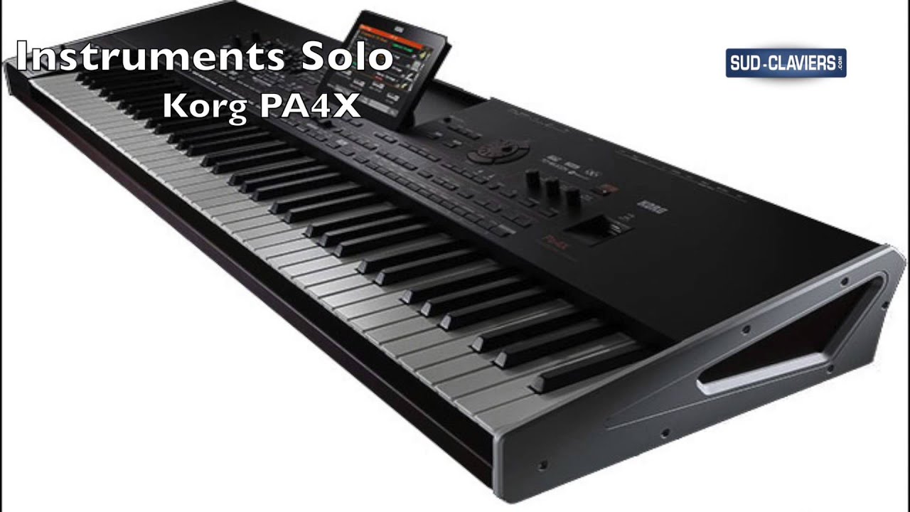 Extraits Korg PA4x : Instruments Solo