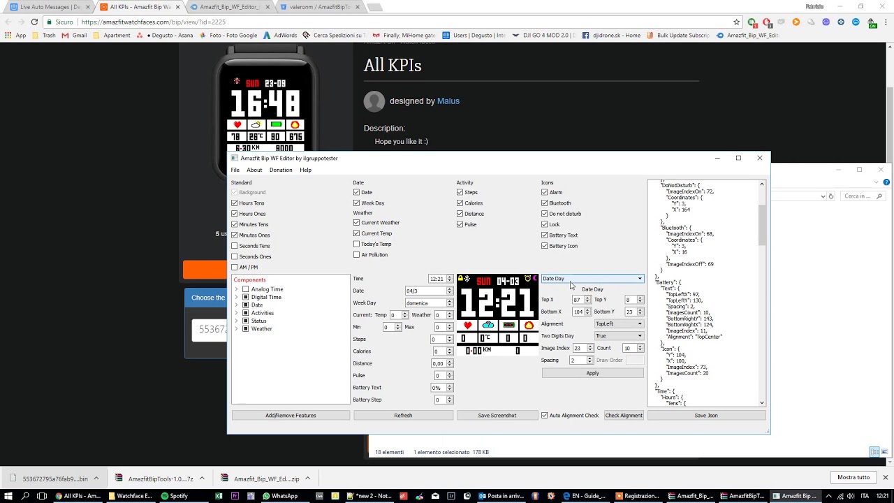 NEW METHOD How to EDIT and Install Custom Watchface Amazfit Bip