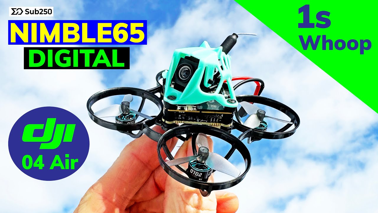 New DIGITAL Nimble65 HD is a 4K Sub250 Whoop!