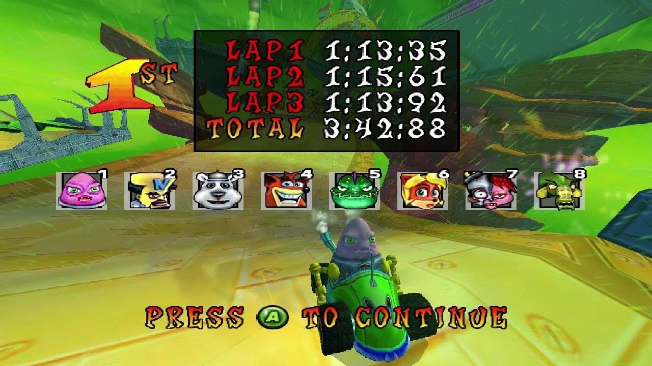 Crash Nitro Kart: Fenomena Tracks - (Team Trance)