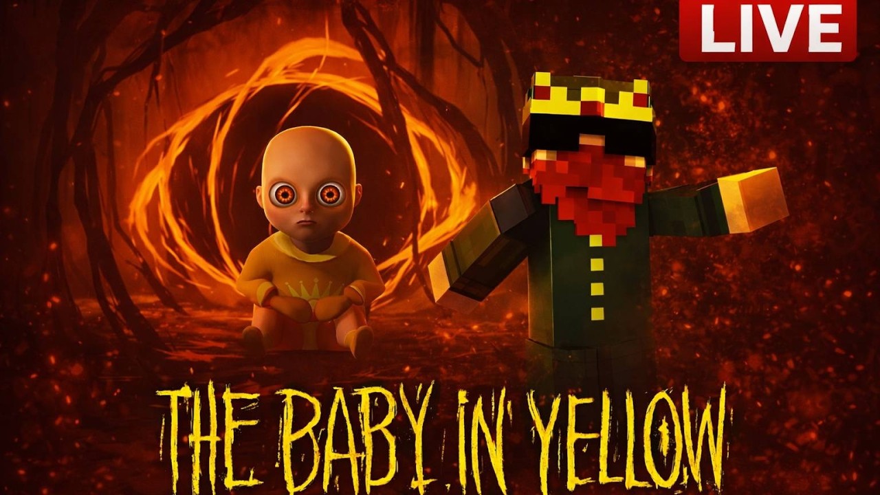 🔴 LIVE: Now Today Playing Horror Game | The Baby In Yellow