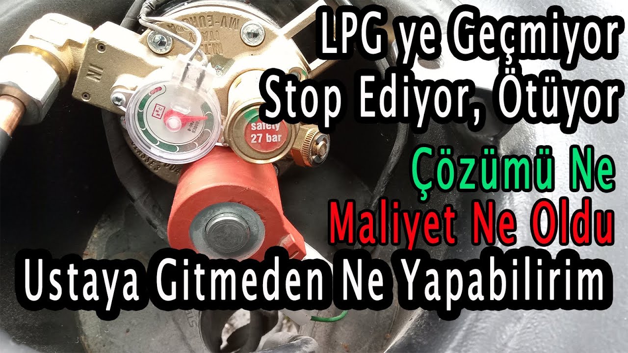 Araç LPG - Gaza geçmiyor, ötüyor bip bip , stop ediyor. neden lpgye geçerken yapar.