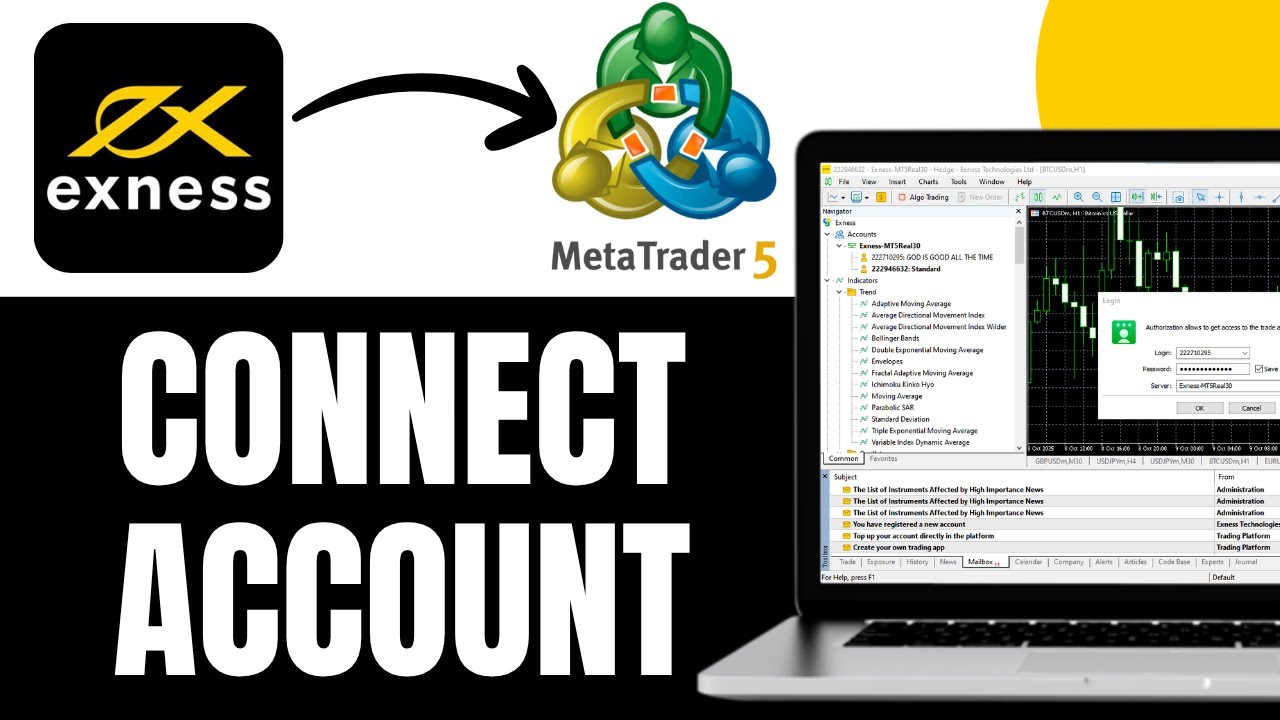 How To Connect Exness Account To MT5 Pc - Step By Step