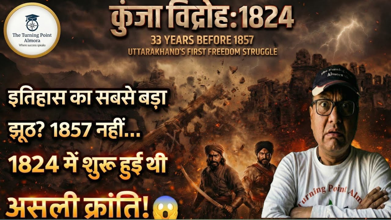 1857 नहीं... ये थी पहली क्रांति? 🚩 Kunja Bahadurpur Revolt 1824 | Raja Vijay Singh | UKPSC History