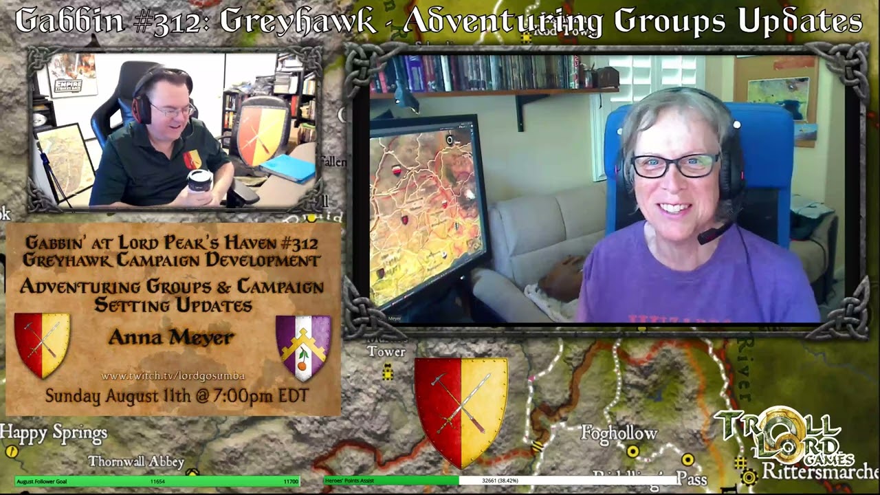 GREYHAWK Campaign Development: Adventuring Groups & Setting Updates on Gabbin 