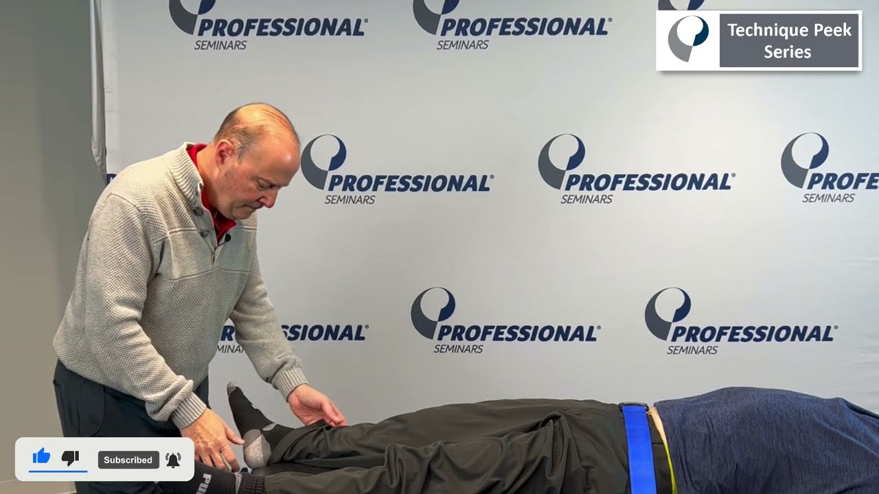 How to Perform Long Axis Hip Joint Distraction  |  Technique Peek Series