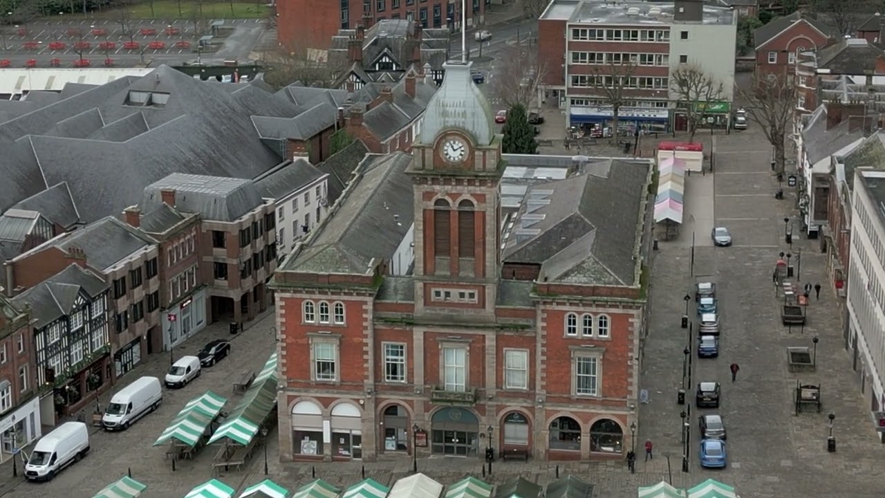 4K Chesterfield Town Drone Footage