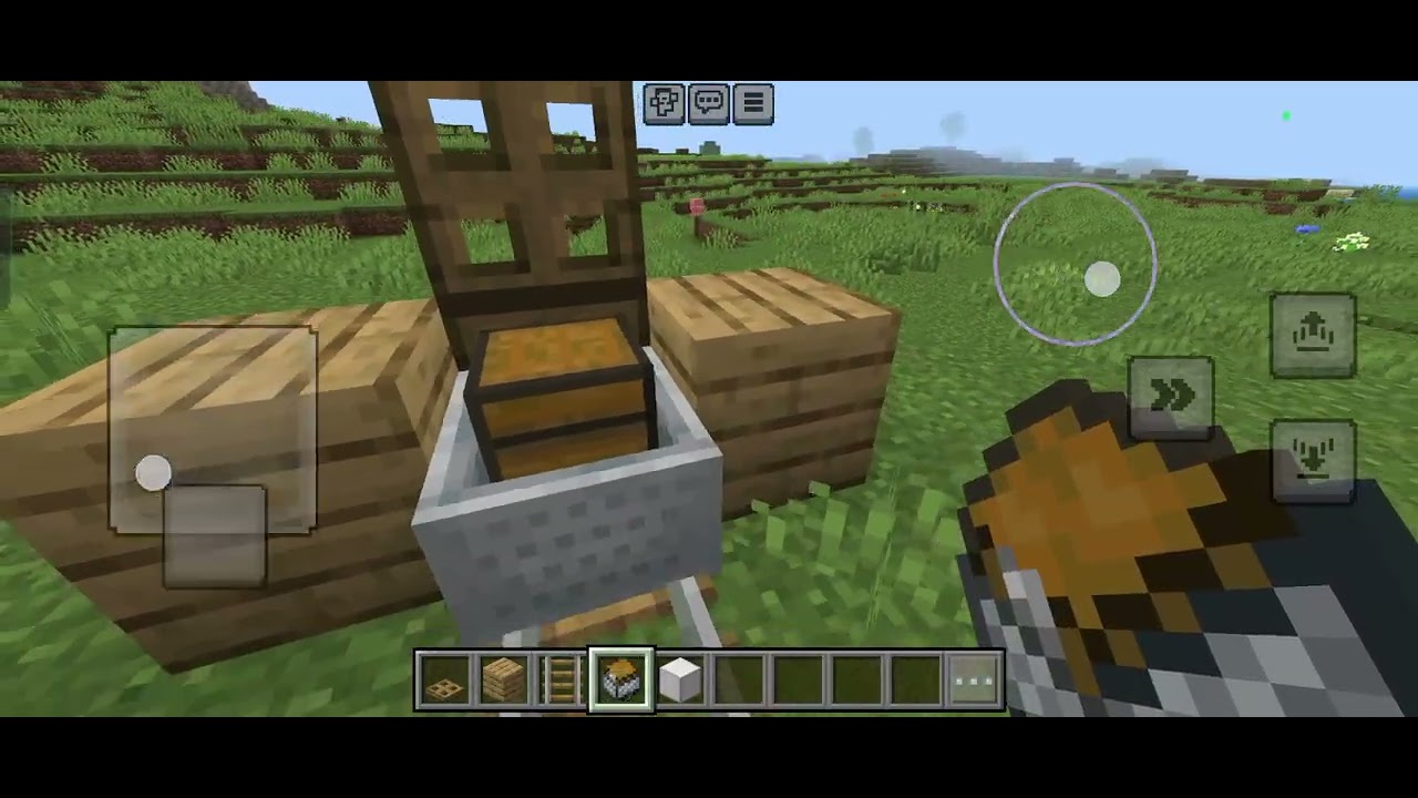 Jugando minecraft