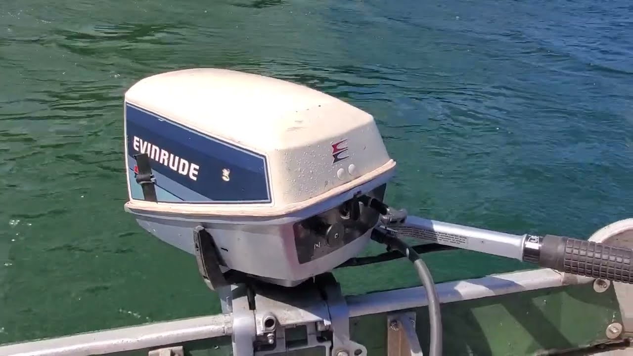 1985 Evinrude 8hp Outboard Motor Lake Test