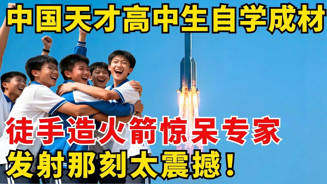18岁天才高中生自学成材，徒手造火箭震惊学界，航天专家都坐不住了！【科学神童】