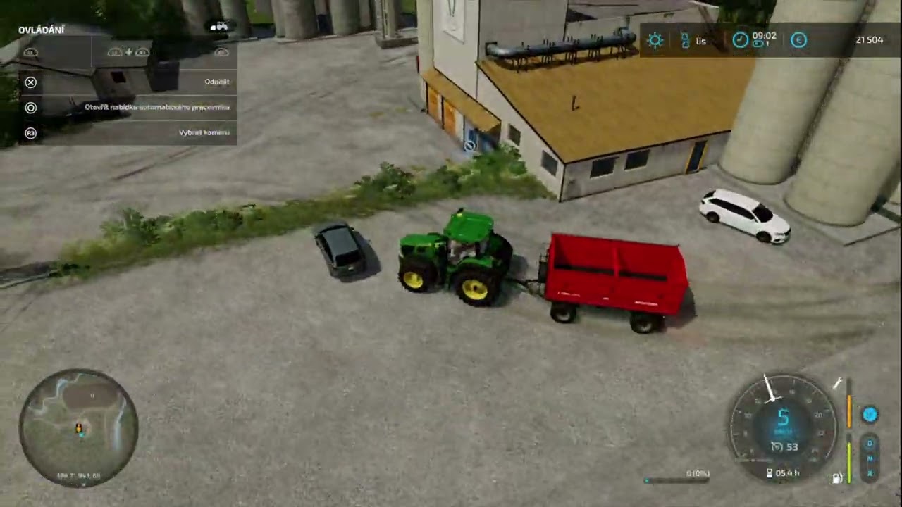 Farming Simulator PS4 a PS5 CZ Gameplay - přeměna pšenice na mouku
