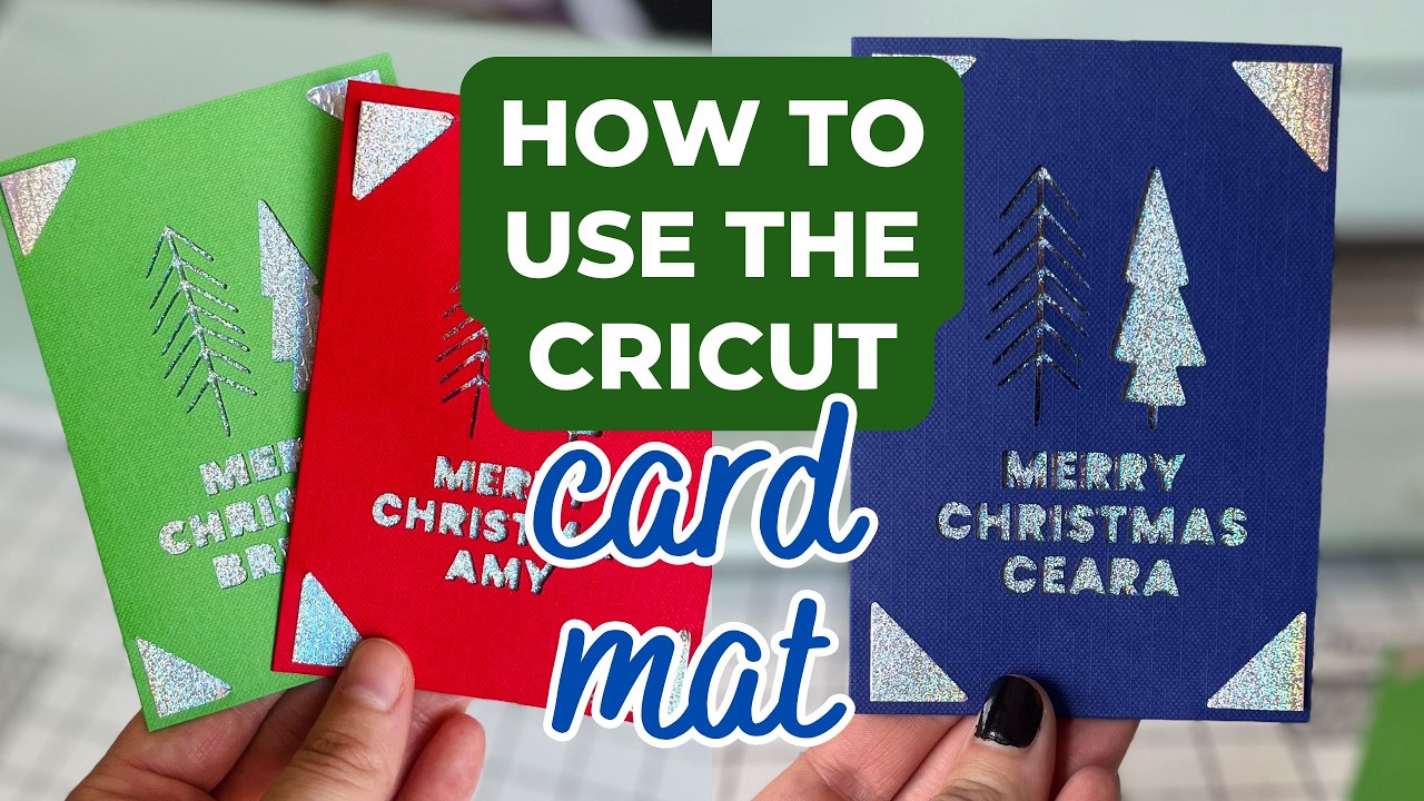 Как использовать коврик Cricut Card с Maker & Explore