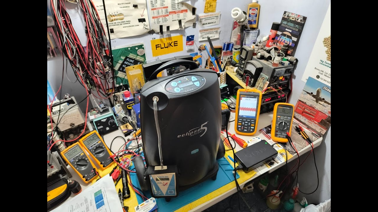 💧CAIRE eclipse 5 autoSAT, Concentrador de O² Portátil Certificado Para ✈️ Verificación Del Equipo,🎩