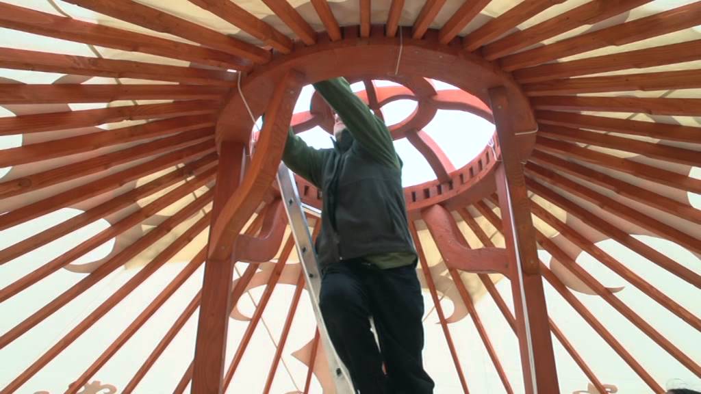 Yurt installation