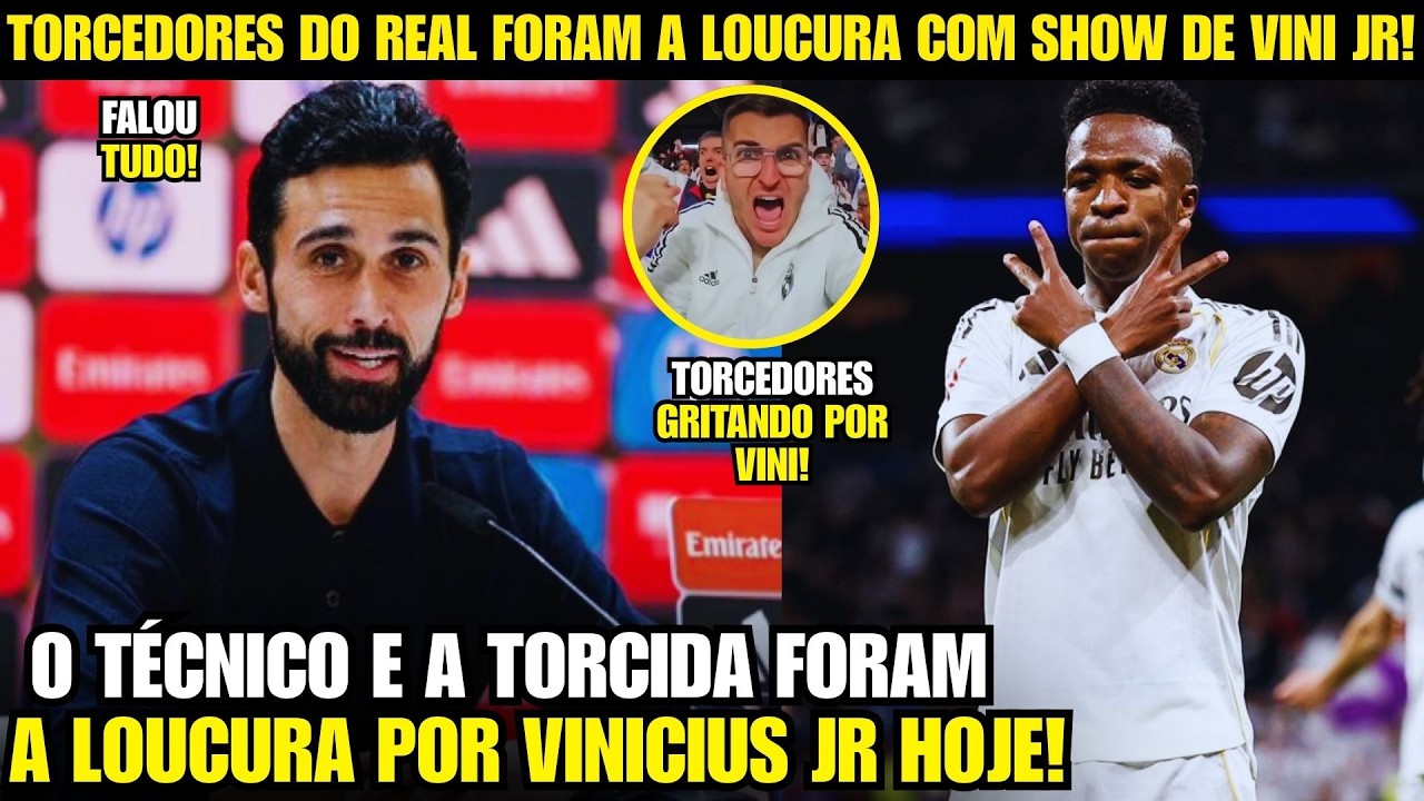 🚨NOSSA! OLHA O QUE VINI JR FEZ QUE DEIXOU A TORCIDA DO REAL LOUCA!
