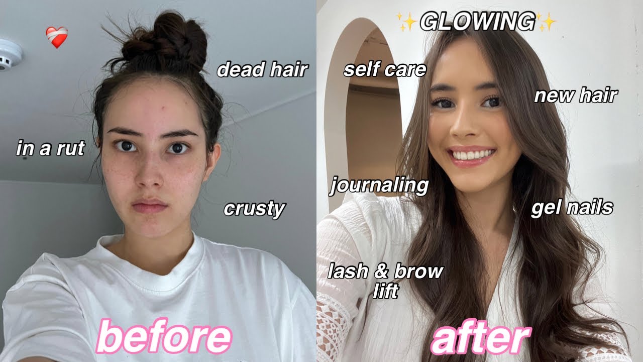KOREA DIARIES 💅🏼 glow up transformation, BlackPink nail salon, hair, lash lift, selfcare, journaling