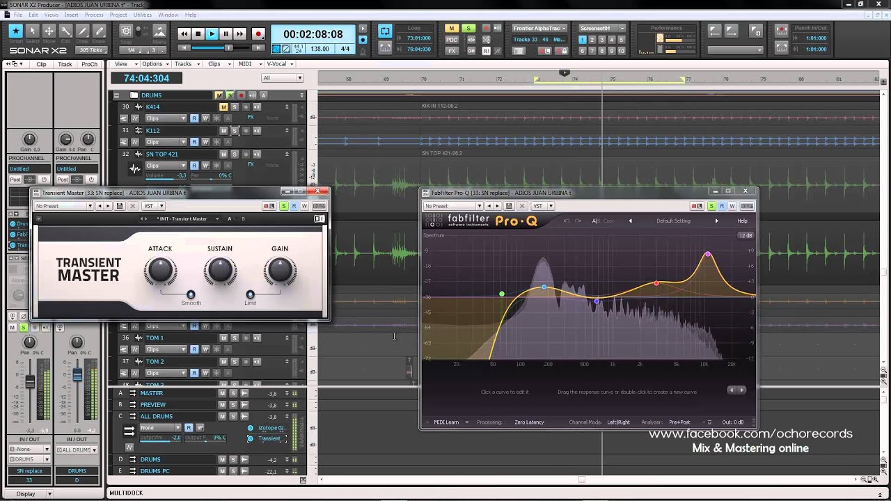 tutorial como mezclar un tema snare replace sidechain compresion