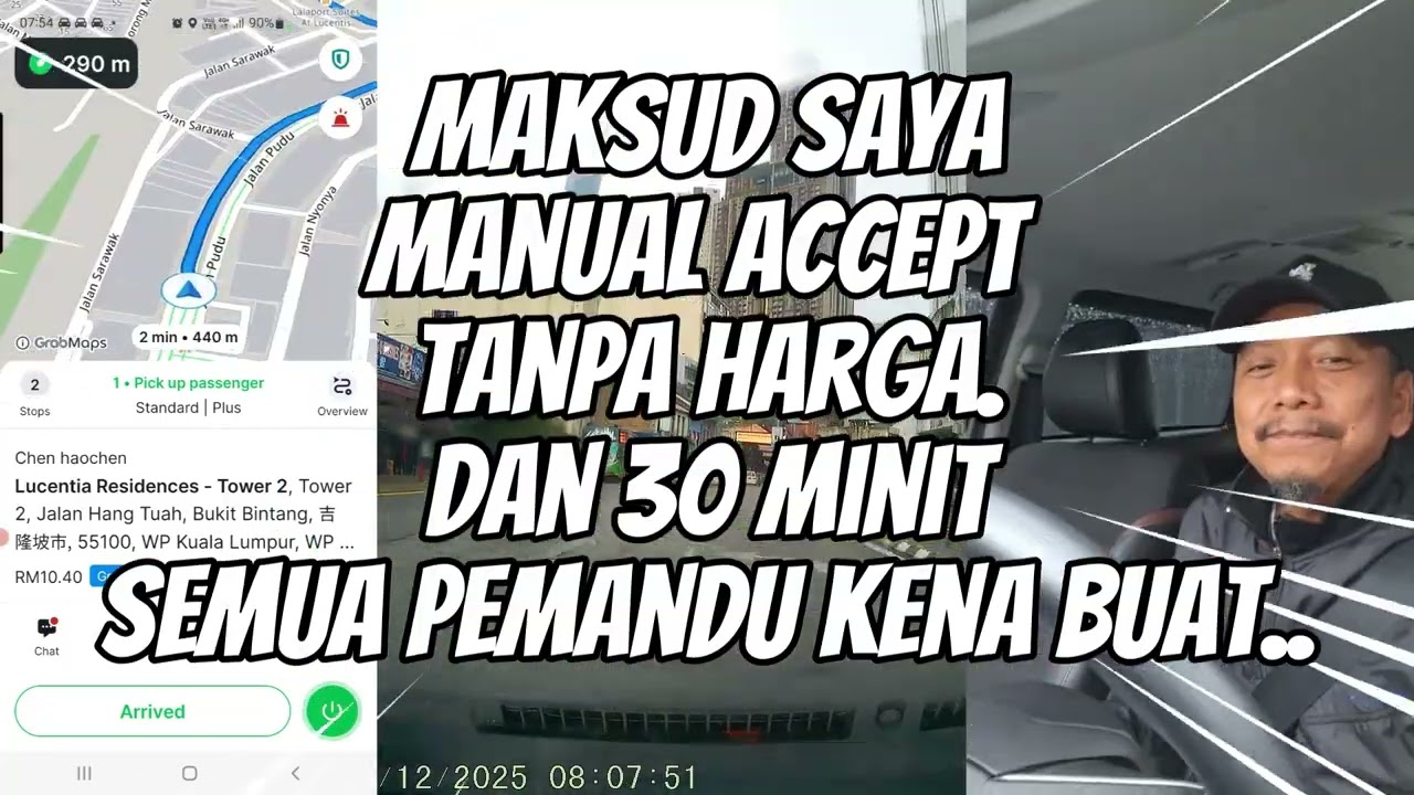 Grabcar KL Diari REALITI Pemandu, Grabcar TURBO pengalaman pertama pemandu Grabcar Kuala Lumpur