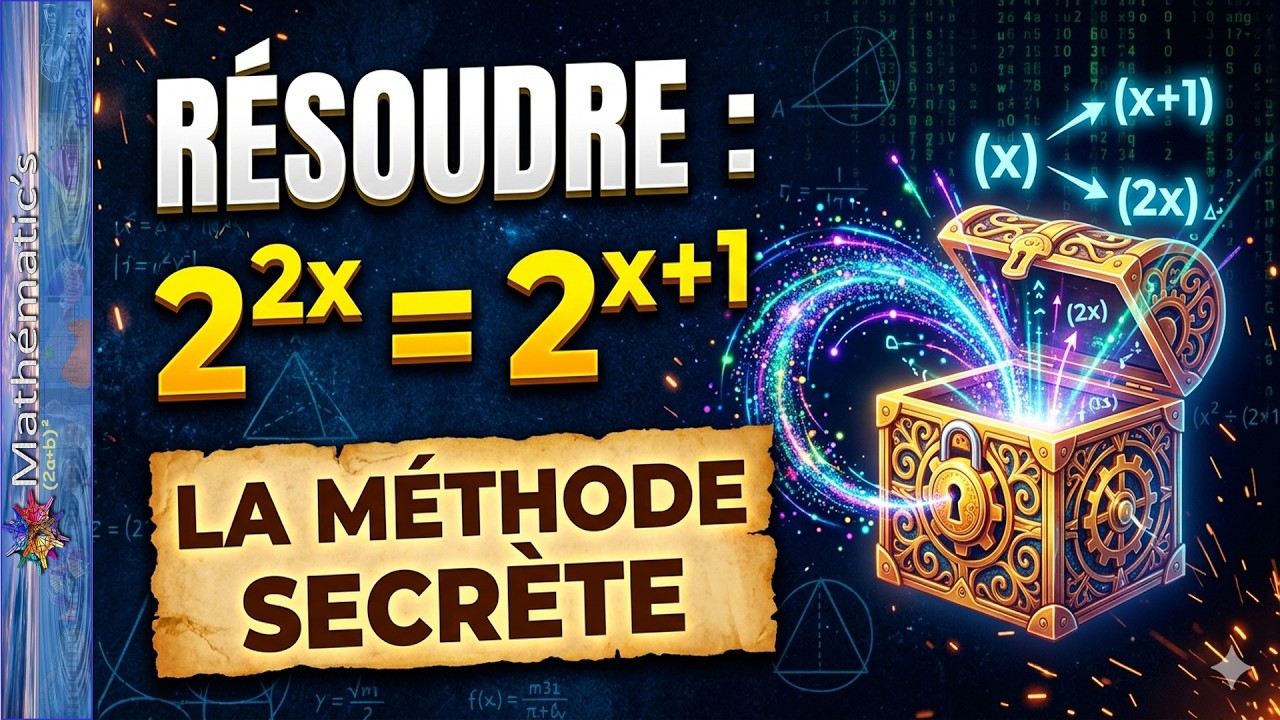 📝 UNE ÉQUATION EXPONENTIELLE FACILE A RÉSOUDRE : Un exercice de mathématiques à ta portée !
