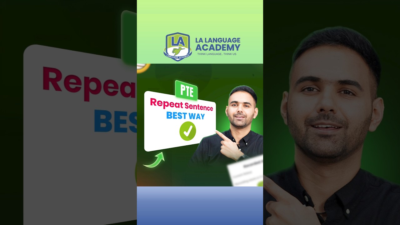 PTE Repeat Sentence - Best Way 💯🧐 #shorts #youtubeshorts #ytshorts #pte #repeatsentence