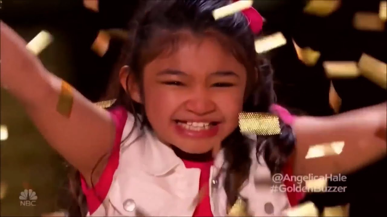 Angelica Hale Receives GOLDEN BUZZER For BLOW Up The Stage With 'GIRL ON FIRE' by Alicia Keys