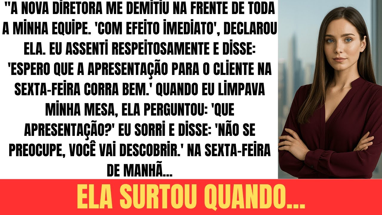 Fui Demitida Injustamente. 24h Depois, Voltei para Salvar a Empresa.