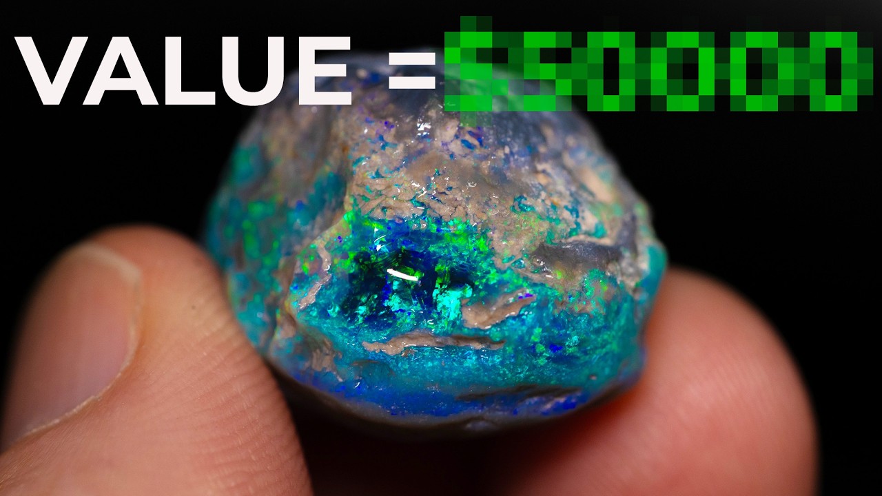 High-Risk $6,800 Black Opal Cut Pays Off Big