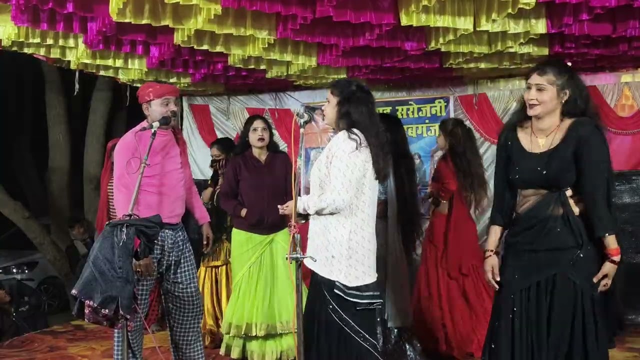 #हुडका 😂😛 हंसी 😂 माजक मुंशी जूनियर #नौटंकी नवाबगंज#munshijunior Hansi majak 