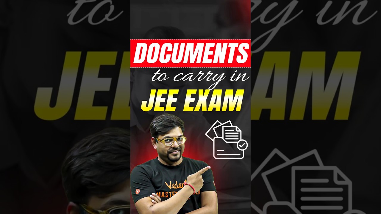 JEE Mains 2026: Documents they'll reject at the gate 🪪😱😱 #shorts #jee2026 #iitjee