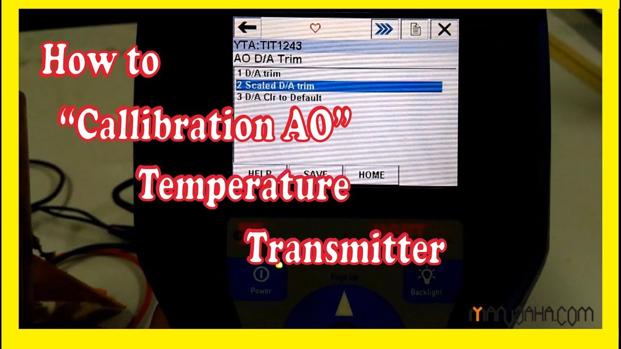 Kalibrasi AO Temperature Transmitter Yokogawa YTA110 | manjaha.com