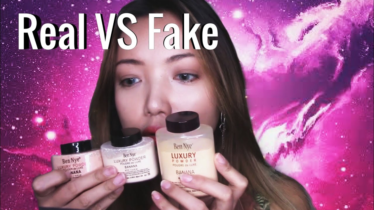 REAL VS FAKE Ben Nye Banana Luxury Powder SHOOKT!