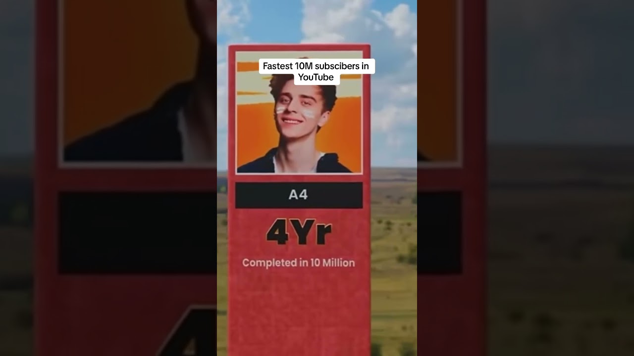 Fasted 10 million all time youtube History