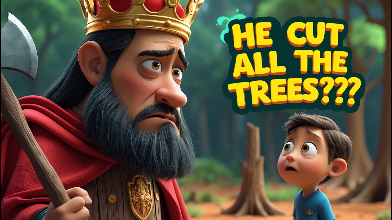 The King Who Cut All Trees | Moral Bedtime Story for Kids | Importance of Trees