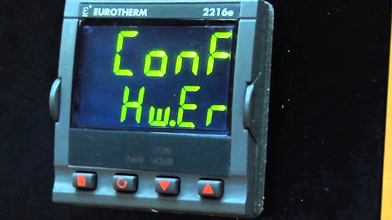 How to clear a Hardware Error caused by changing modules on a Eurotherm Temperature Controller