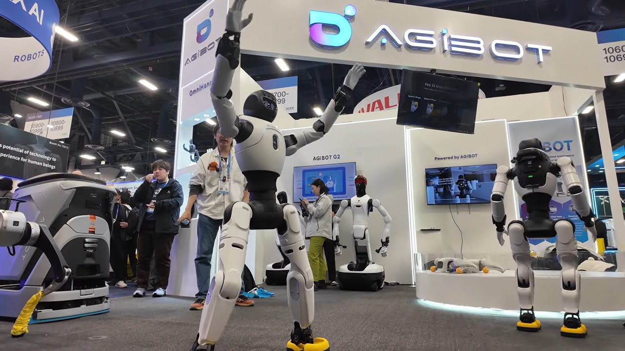 AGIBOT X2 30-DoF dance robot + video-to-BVH motion training pipeline