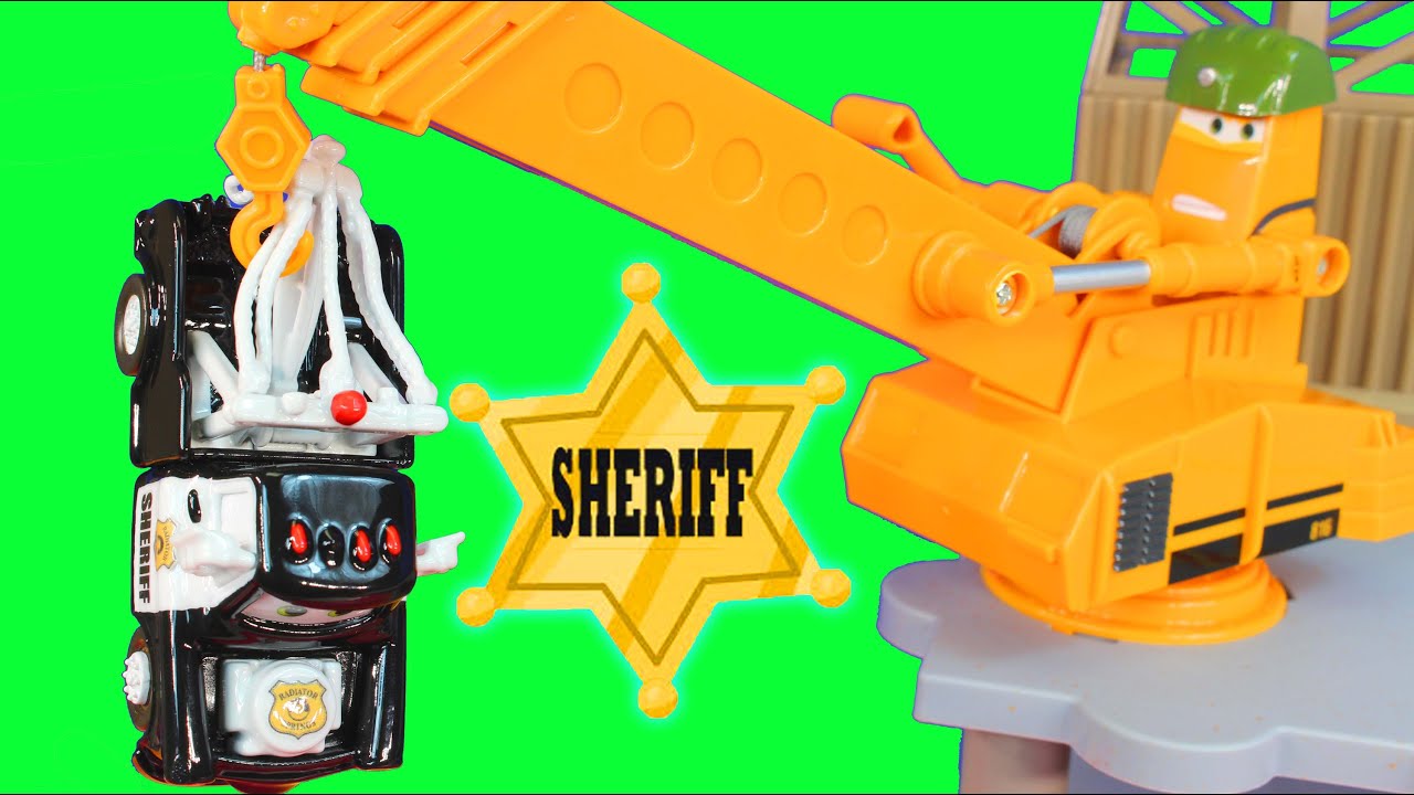 Sheriff Car McQueen Mater Go On Mission With Lemons Professor Z