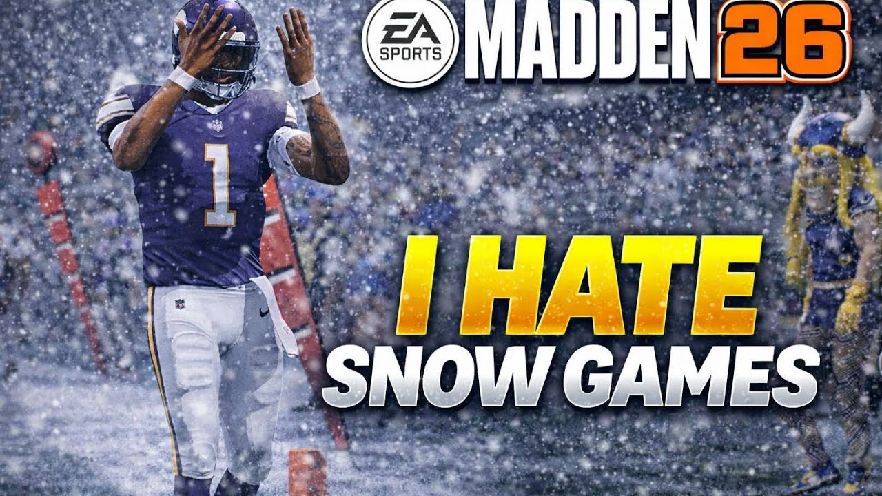 Madden 26 career mode The snow games are unbelievable.