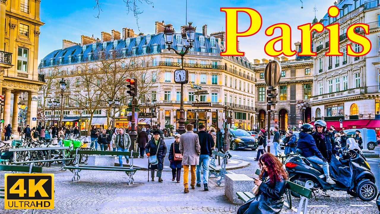 Paris, France🇫🇷 - Paris February 2024 - 4K HDR - Walking Tour   | Paris 4K | A Walk In Paris