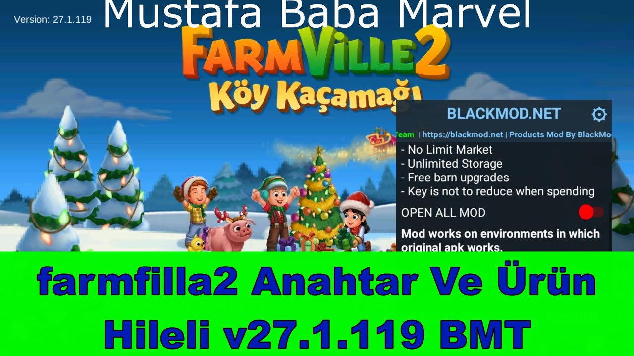 BMT MOD APK Anahtar Ve Ürün Hileli FarmVille 2 Country Escape V27.1.119